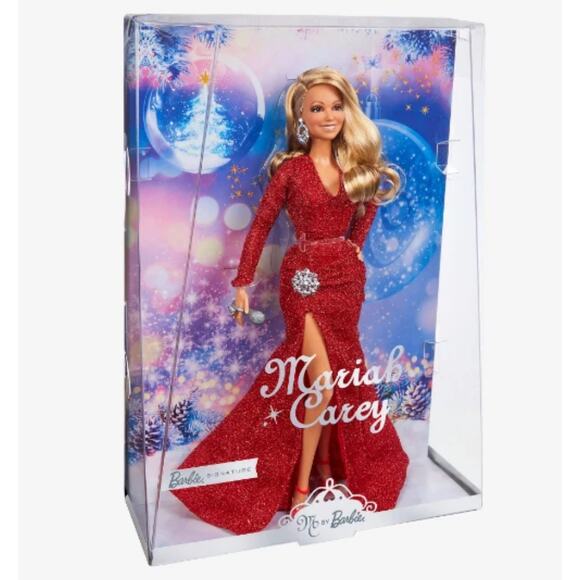 Mattel Other - Barbie Mariah Carey Signature Doll HJX17 Mattel Holiday Christmas Red Dress NRFB